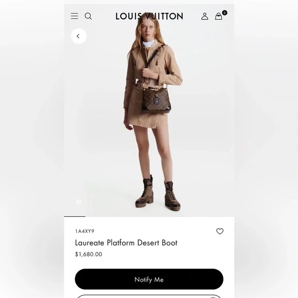 Louis Vuitton Laureate Platform Desert Boot - Picture 9 of 13